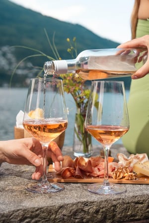 Aperitivo vista lago di Lugano, Villa Patria B&B